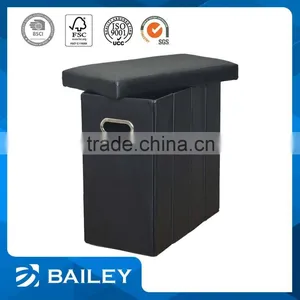 Wholesale Custom Storage Pouf Ottoman thumbnail-2