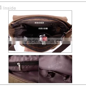 Cool Canvas Men Messenger Bags, Canvas Shoulder Bag Popular Design Color thumbnail-4