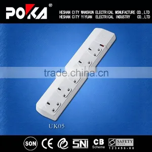 UK Type 13A Power Extension Socket With Surge Protector thumbnail-2