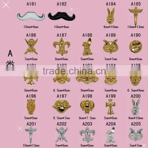 2016 New Popular 3D DIY Bow Alloy Nail Art Decotation Oppla Nail Rhinestone Decoration thumbnail-4