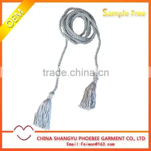 Honor Cord Single Color in Grey for Graduation thumbnail-1