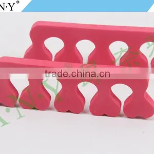 Professional Nail Art Tool Red Sponge Toe Separator Heart Shape thumbnail-3