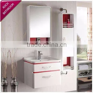 ROCH 2011 Designer Red Waterproof Lacquer Bathroom Cabinet thumbnail-1