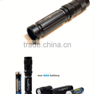 Waterproof Mini Led Flashlight TANK007 E09,I1773 Battery Operated Mini Led Torch thumbnail-1