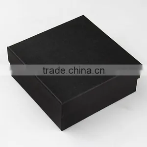 Custom Grey Board Hat Box Black Paper Box for Gift thumbnail-3