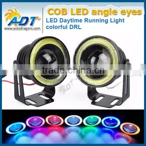 Car White Angel Eye LED COB DRL, Halo Ring Cob Led White for Universal Cars thumbnail-1