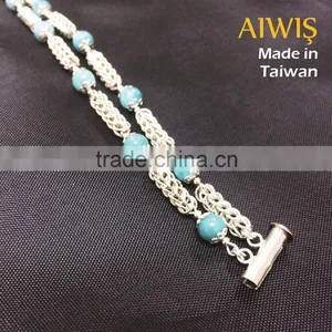 New 2016 Charm Jewel Silver 925 Couple Bracelets thumbnail-1