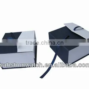 Custom Logo Printed Cardboard Leather Paper Jewelry Box Wholesale thumbnail-1