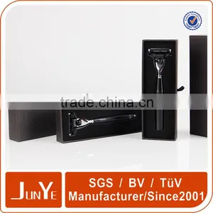 Black Luxury Cardboard Shaver Paperboard Box Container for Men's Razors thumbnail-2