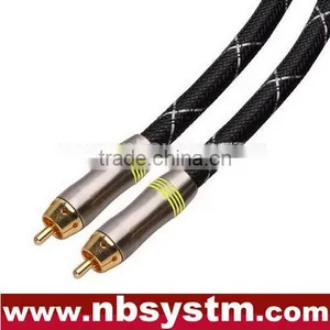Assembly Type Inerconnect Cable RCA Plug to RCA Plug thumbnail-1