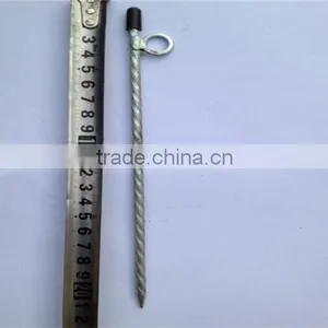 19CM With Handle Winter Camping Accessory Steel Tent Peg Stake, Tent Nail Fit Ice Fishing and Outdoor thumbnail-4
