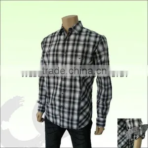 100% Cotton Man's Check Shirt thumbnail-1