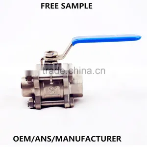 Stainless Steel 2PC Ball Valve, Threaded End, 1000PSI WOG Quality Choice thumbnail-3