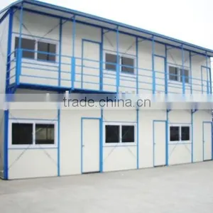 Light Steel Structure Two Floor Prefab House thumbnail-1