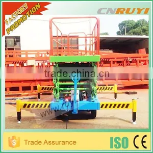 Environmental Friendly Man Lift for Sale Scissor Lift Promotion thumbnail-1
