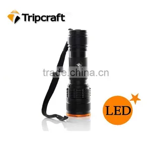 XM-L T6 1800 Lumens 7 Mode Zoomable Led Flashlight Torch thumbnail-1