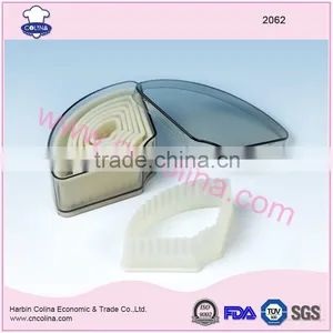 Plastic Biscuit Cutter Wavy Edge Fan Shape Nylon Cookie Cutter thumbnail-1
