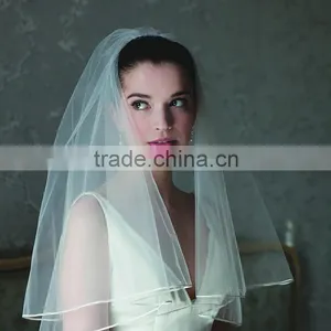 Hot Selling One Layer Lace Bridal Veils thumbnail-1