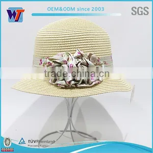 Spanish Headwear Sombrero Beautiful Kids Straw Boater Hat thumbnail-4