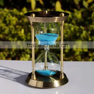 Brass Hourglass/metal Sand Timer thumbnail-1