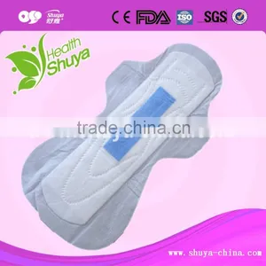 Night Time Used and Fluff Material Sanitary Napkin With Odor Control Fabric thumbnail-1