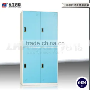 Cheap Swimming Pool Metal Locker Blue 4 Door Storage Cabinet Electronic Lock Locker thumbnail-2