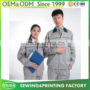 High Quality Worker Uniform Wholesale Safety Long Sleeves Labor Worker Uniform thumbnail-1