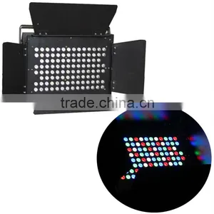 New 108 x 3w RGBW DMX Led Par Light With Barndoor thumbnail-1