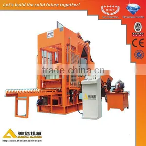 QT5-15 Automatic Hydraulic Concrete Vibro Press Block Machine thumbnail-1