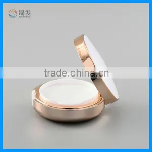 Round Plastic Air Cushion Cosmetic Powder Case thumbnail-2