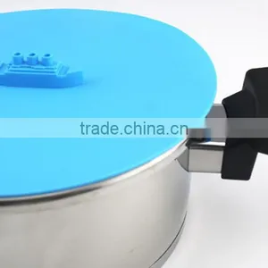 Cooking Tool Silicone Pan Lid Boil Over Spill Stopper Pot Lid thumbnail-5