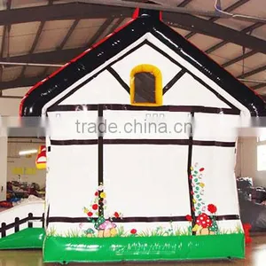 Happy House Inflatable Bouncer Castle , Air Bouncer Inflatable Trampoline thumbnail-4