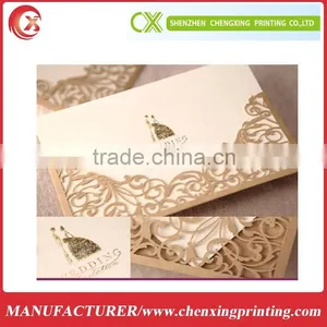 Laser Cut Invitation Card With Custom Logo Printing thumbnail-1