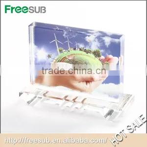 Wholesale Sublimation Bridge Shaped Screen Blank 3D Sublimation Crystal Gift Items thumbnail-2