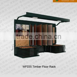 WF035 Metal Melamine Flooring Display Racks / Page Turning Type Rack thumbnail-2