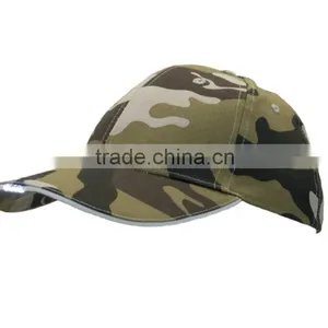 Hot Sale 6 Panel Embroidery Fishing Baseball Cap With Led Light thumbnail-1