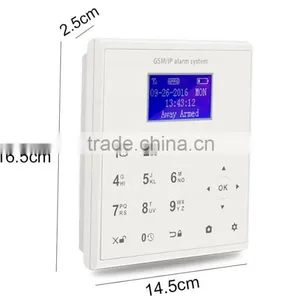 TCP IP Cloud Internet Plus SOS Wireless Alarm System, 39 Wireless Zone Smart GSM+GPRS+WIFI Intelligent Gsm Burglar Alarm System thumbnail-2
