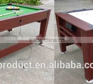 Household 5' Factory Promotion Classic Stylish 2 in 1 Game Table With Cheaper Price. Air Hockey Table, Pool Table thumbnail-2
