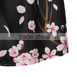2015 Women Long Skirt Floral Digital Printing Puff Skirt Cheap Price High Quality N19-11 thumbnail-3