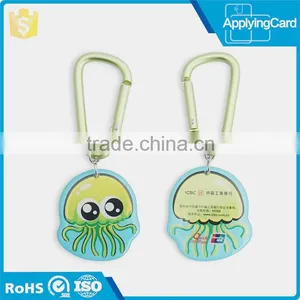 Iso 7816 Special Style Mini Epoxy Smart Card With HF Chip With Dongguan Matel Keychain thumbnail-1