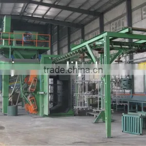 Overhead Conveyor Suspended Chain Type Shot Blasting Machine SXQ386-8 To Blast Welding Parts thumbnail-3
