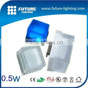 IP67 3 Years Waranty Decorative Led White Clear Glass Floor Tiles thumbnail-1