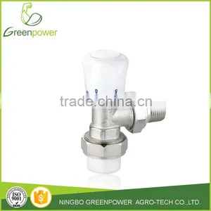 PP-R Brass Angle Style Hand-operated Temp Control Valve thumbnail-1