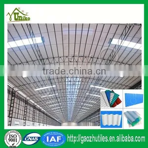 Gaozhu 2015 Cheap Plastic Roof Tile Translucent Upvc Low Price Sheet Made in China thumbnail-1