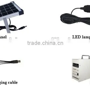 Radio 30W DC Portable Solar Lighting Kit for Outdoor Solar Charger thumbnail-1