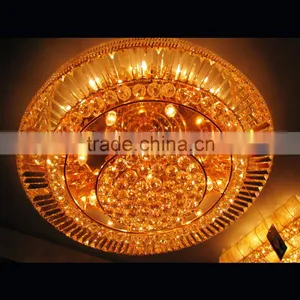 Crystal Ceiling Flush Mount Lights thumbnail-1