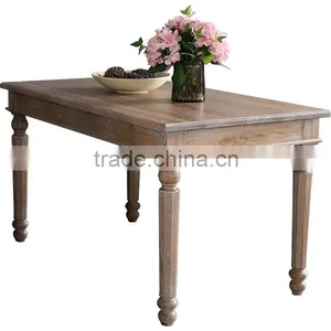 Antique Royal Solid Wood Dining Table Sets for Homes thumbnail-5