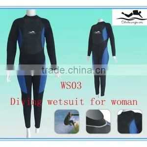 Long Sleeves Scuba Diving Wetsuits Suit WS03 thumbnail-1