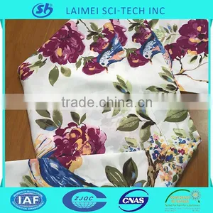 Flower Print Fleece Fabric for Bed Sheet , Best Fabric to Make Bedding thumbnail-3