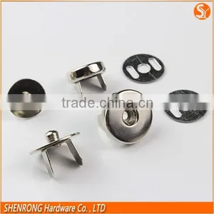 Custom Bag Lock Metal Button for Bags and Handbags Iron Material thumbnail-1